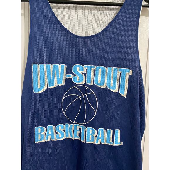 Retro UW-Stout Reversible Basketball Practice Jersey Size Large - Picture 3 of 7